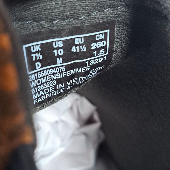 Clarks Pawley Adwin Cheetah Suede Ankle ZipUp Sneaker Bootie Women's 10 M (NWOB) - Picture 9 of 9